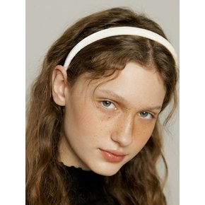 velvet round Hairband[5color]