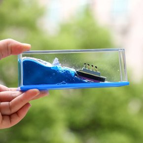 3D입체 파도타는 타이타닉 출렁이는 파도멍