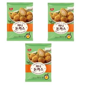 동원 미니돈까스 900gx3 총2.7kg 간편 밥반찬 캠핌 야외 가정 안주 간식