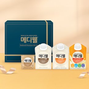 메디웰 선물세트 28입(구수한맛플러스/오곡맛플러스미니/고단백플러스/고단백활력플러스 각 7입)