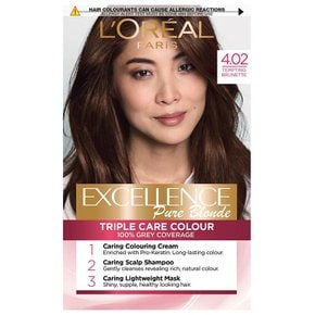 L`Oreal Paris 로레알 파리 로레알 파리 엑셀런스 크림 염색약 4.02 Tempting Brunette