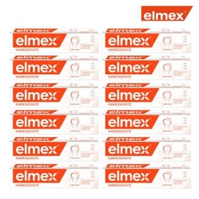 (독일) 엘맥스 elmex 충치 치약 75ml 12개