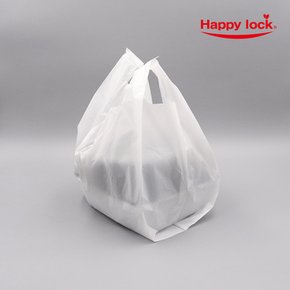 해피락 NEW 배달 비닐봉투-HD유백(분식)_100매