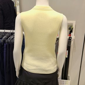 (6I43103 103) 2022년 여성 여름 조직감 폴로형 조끼 스웨터