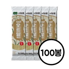 순솔 [대용량] 순솔 100% 오트밀국수 10kg (100g 100봉) 글루텐프리 파스타면 제로슈가 오트밀면