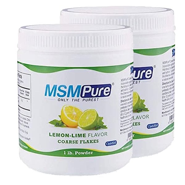 칼라헬스 엠에스엠 퓨어 코스 플레이크 레몬향 1lb x2 Kala Health MSMPure