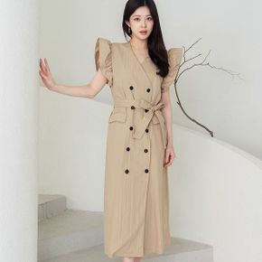 로지렌 러플소매 롱원피스_P423102796