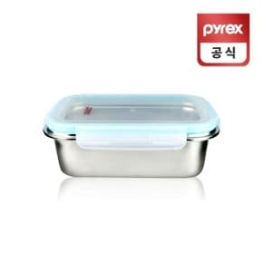 코렐 파이렉스 스테인리스 스틸 밀페용기 1300ml