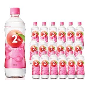 롯데칠성음료 2%부족할때 복숭아 500ml x 18펫