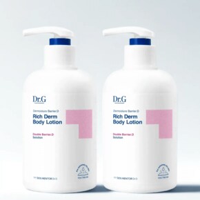 더모이스처 바디로션 배리어D 리치덤 바디로션 400ml x 2개