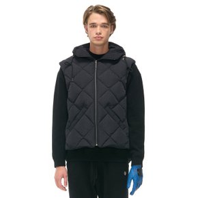 DIAMOND QUILTED DOWN VEST_V11B4JV224_BK