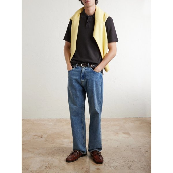 미스터 피 코튼 리넨 블렌드 피케 폴로 셔츠 46376663163004776