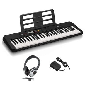 CASIO CT-S200 BK 헤드폰 세트 61건반 Casiotone 키보드 전자 피아노