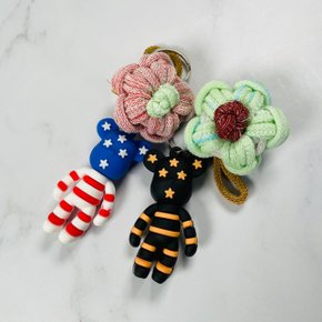 업사이클링 양말목 별곰이 키링 만들기diy