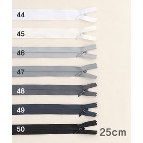 패션스타트 [컬러선택] 콘솔지퍼 숨은 콘실지퍼 25cm_44~50 (70360)