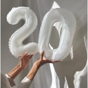 35cm 숫자 호일 풍선 골드 9 생일이벤트 숫자풍선 16인치