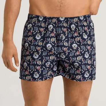 한로 Fancy Woven 남성 트렁크 팬티 (74013 navy botany check)