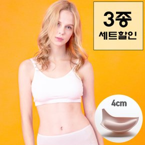 3종세트4cm볼륨 코튼스판 끈형 브라탑