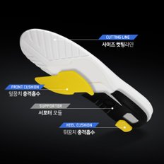 티렉스 기능성 밸런스 깔창 족저근막염 발 뒷꿈치 쿠션 인솔 군인 군화 운동화