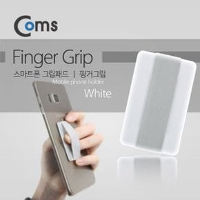 Coms 스마트폰 그립패드 핑거Grip CSP White 003 X ( 2매입 )