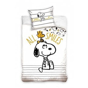 스누피 싱글 세미 더블 이불 커버 + 베개 커버 세트 SNOOPY PEANUTS 3289