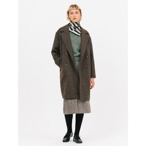 double wool coat_brown