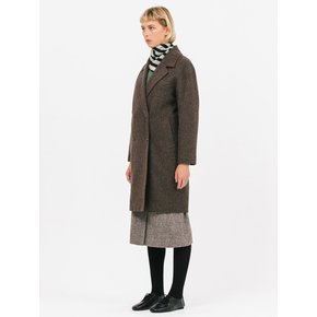 double wool coat_brown