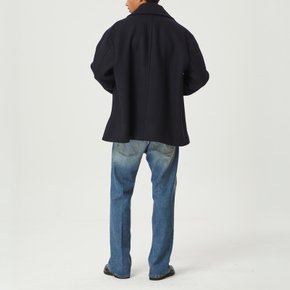 남성 오버사이즈드 피코트 D NAVY