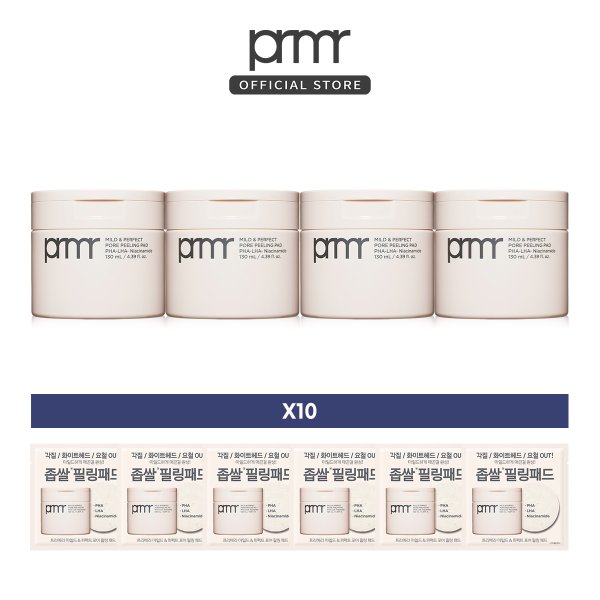 [PRMR]마일드 필링 패드 기획세트 (4+2본품용량, 120매 증정)