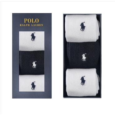 폴로 랄프 로렌 숙녀 립 니하이 3족 세트 여성양말 POLO13297