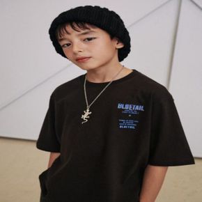 AAA3TS07BN 브라운 다이마루 반팔 티셔츠_P418229393