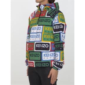 Labels windbreaker Coat FD55BL053_9NG_MU Multicolor