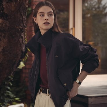 틸아이다이 Bonnie cotton bomber jumper_Charcoal