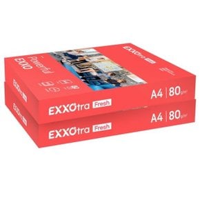 트라 후레쉬(EXXOtra Fresh) A4 복사용지(A4용지) 80g 1000매