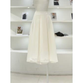 듀엘 [여주점] 여성 레이스 헴 플리츠 쉬어 스커트 (D252MSD044)