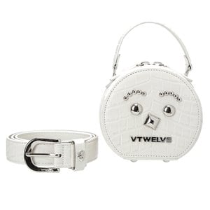 V12 CROCO-EMBO COWHIDE FACE BELT BAG_V21C5AC621_IV