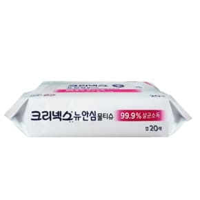 안심물티슈 휴대용 20매 x 1개