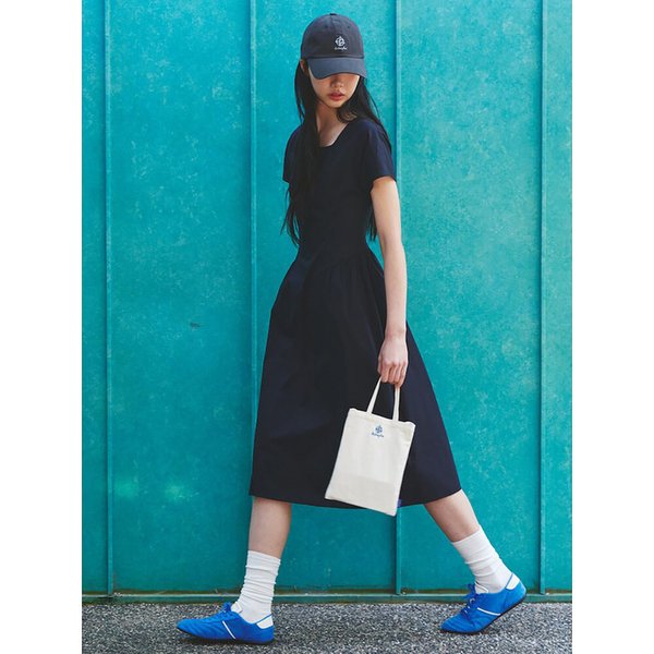 Volume Long Dress  Navy (KE5371M03R)