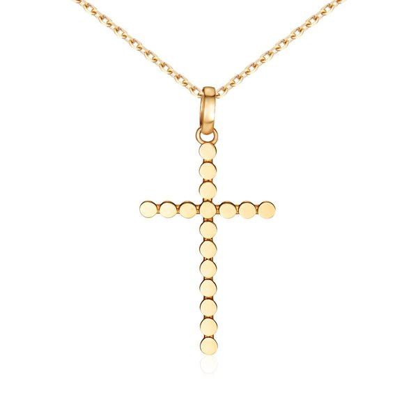 [비앤비골드] 14K 라운드 유닛 십자가 펜던트 L NPP40639