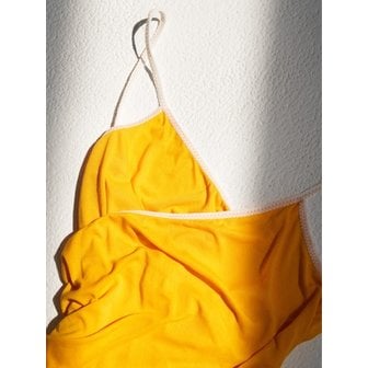 비비드솔리드 basic wrap dress-yellow