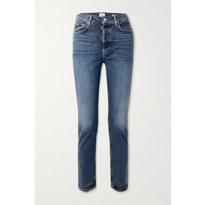 Charlotte High-rise Straight-leg Jeans 미드 데님