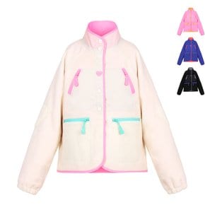 쏘 머치 펀 플러피 플리스 자켓 아이보리 Ivory So Much Fun Fluffy Fleece Jacket