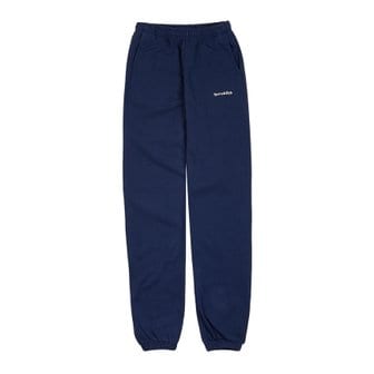 스포티앤리치 [라벨루쏘] [스포티앤리치] 여성 웰니스 클럽 스웨트 팬츠 WELLNESS CLUB FLOCKED SWEATPANT NAVYCREAM