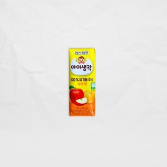  파스퇴르 아이생각 유기농 주스 사과배 125ml x 48팩