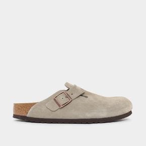 25SS 보스턴 스웨이드 레더 토프 뮬 공용 샌들 0060463 TAUPE