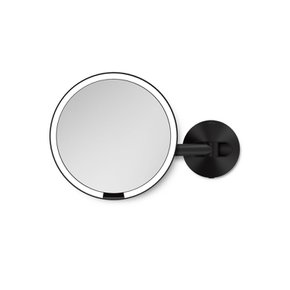 [SIMPLEHUMAN Sensor Mirror Wall Mount] 심플휴먼 센서 미러 월 마운트 LED 거울 5x Black