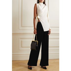 The Arthur velvet wide-leg pants 블랙 1647597350849061