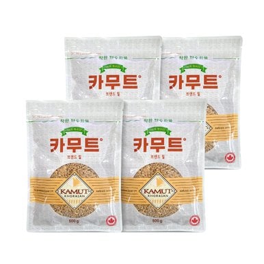 [23년산]  옳음애 캐나다산 정품 골드 카무트 500g*4