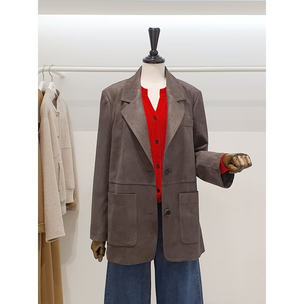 [파주점] 쥬크 주크 아웃포켓 루즈핏 스웨이드 자켓​​ V261PSF954