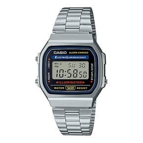 [카시오] CASIO 디지털 손목시계 스탠다드 A168WA-1W 맨즈 레이디스 키즈 실버 해외 모델